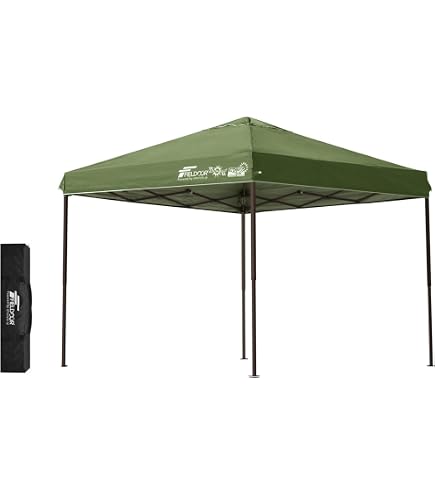 Amazon | FIELDOOR ワンタッチタープテント 【4点ロック/スチール